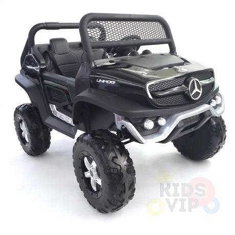 kidsvip mercedes unimog 24v ride on truck kids and toddlers black 13