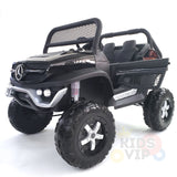kidsvip mercedes unimog 24v ride on truck kids and toddlers black 33