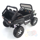 kidsvip mercedes unimog 24v ride on truck kids and toddlers black 6