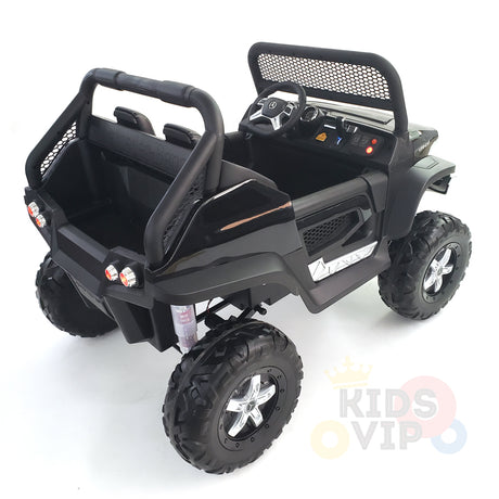 kidsvip mercedes unimog 24v ride on truck kids and toddlers black 6