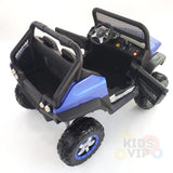 kidsvip mercedes unimog 24v ride on truck kids and toddlers blue 20