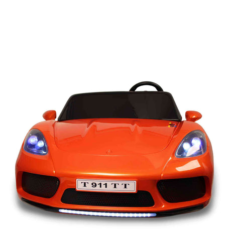 Orange 24V/180W SuperSport XXL Big Kids Ride-On Car W/ Real Rubber Tires & Brushless Motor