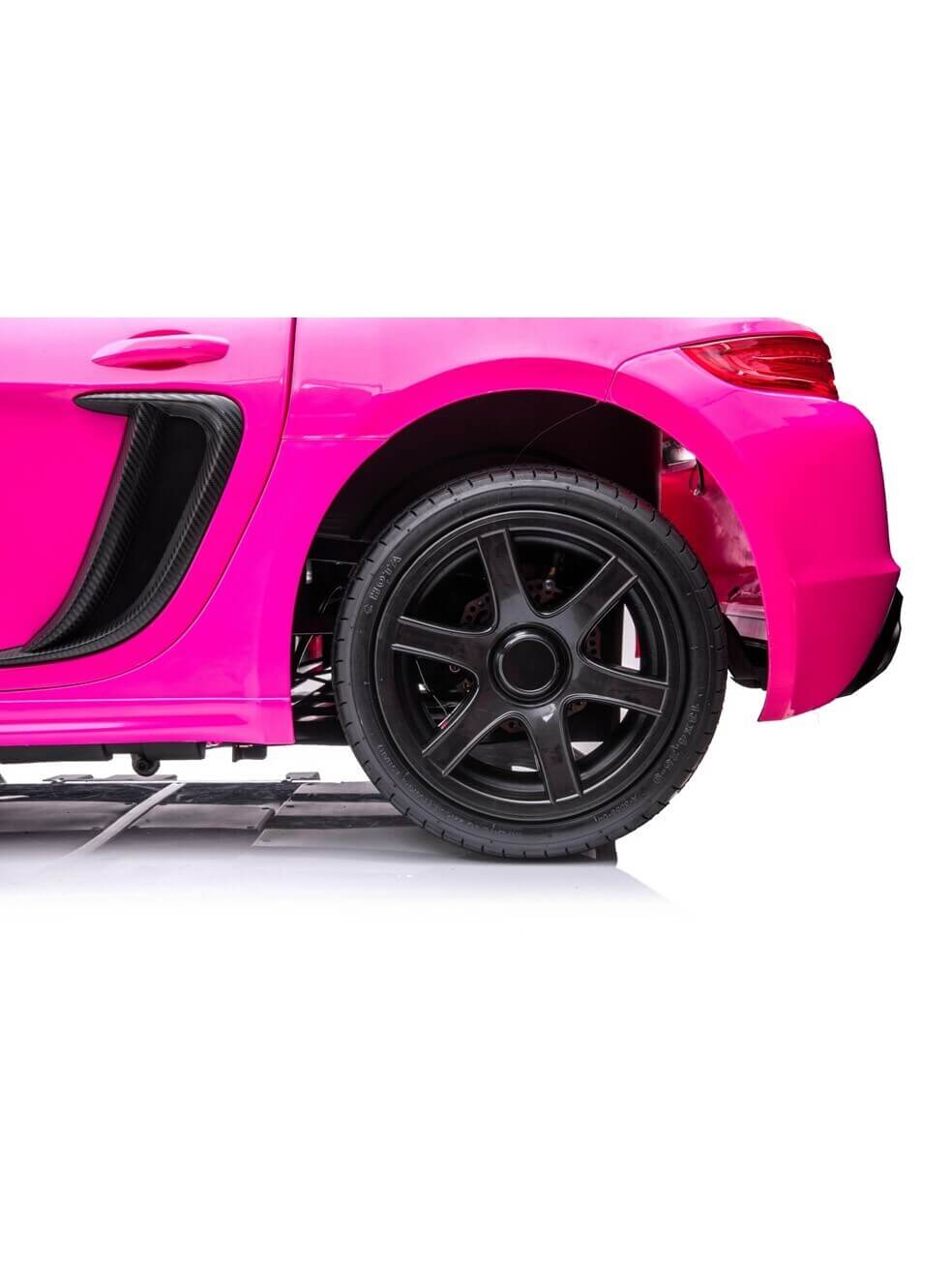 Pink XXL SuperSport Big Kids 2 Seater 24v Ride On Car,180W Brushless Motor&Real Wheels