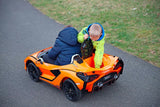 Orange 24V Official LX Lamborghini Sian 2-Seat Ride On Car with RC