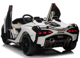 White 24V Official LX Lamborghini Sian 2-Seat Ride On Car with RC