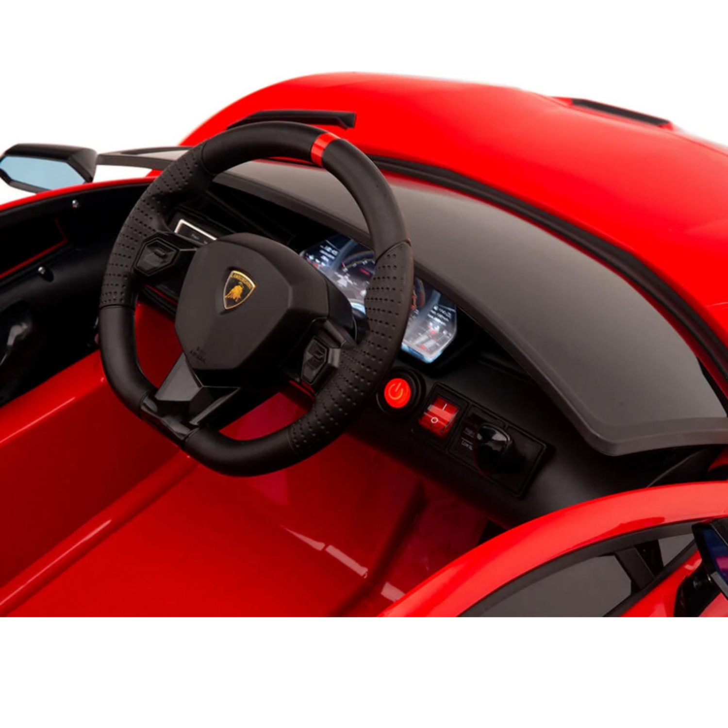 Red 12V Lamborghini SVJ Sport Kids Licensed 1 Seater Ride On Car Red 12V Lamborghini SVJ Sport Kids Licensed 1 Seater Ride On Car