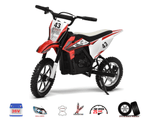 Complete Off-Road SuperMoto Edition: 36V 350W Dirt Bike for Big Kids with up to 15mpH Speed