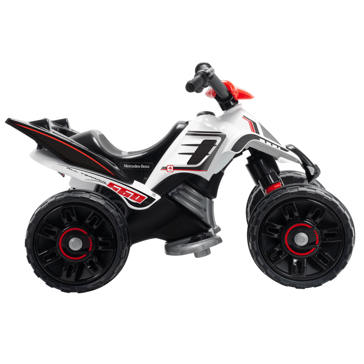 INJUSA 12V Mercedes Benz Mantis Edition Ride On Quad/ATV for Kids