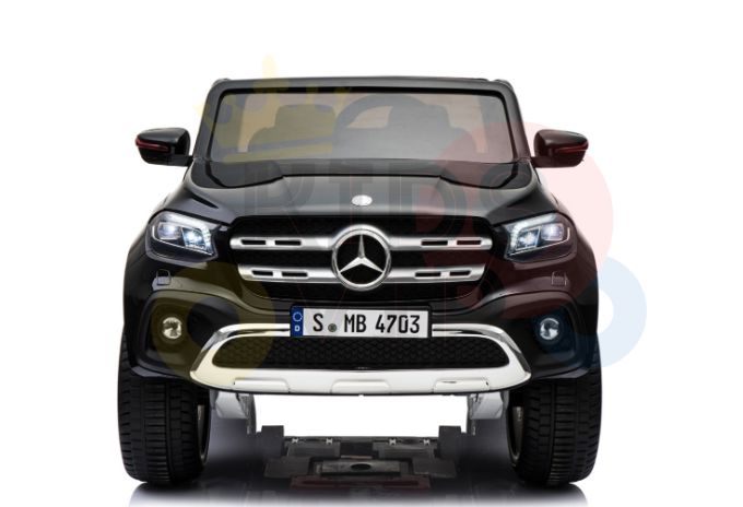 mercedes benz x unimog kids ride on car black 2