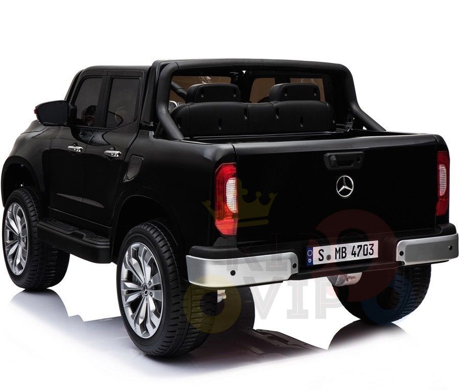 mercedes benz x unimog kids ride on car black 5