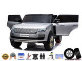 24V Complete Silver Edition 2 Seats Range Rover Kids Ride On Car with RC, MP4