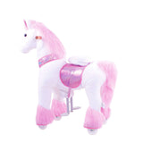 Toddlers Pink Indoor/Outdoor Ride-On Pony with Cushioned Seat, Anti-Slip Wheels (Ages 3–4)