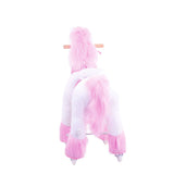Toddlers Pink Indoor/Outdoor Ride-On Pony with Cushioned Seat, Anti-Slip Wheels (Ages 3–4)