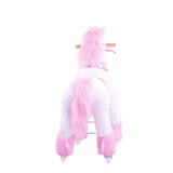 Toddlers Pink Indoor/Outdoor Ride-On Pony with Cushioned Seat, Anti-Slip Wheels (Ages 3–4)
