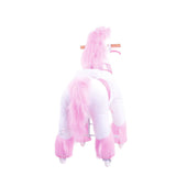 Toddlers Pink Indoor/Outdoor Ride-On Pony with Cushioned Seat, Anti-Slip Wheels (Ages 3–4)