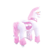 Toddlers Pink Indoor/Outdoor Ride-On Pony with Cushioned Seat, Anti-Slip Wheels (Ages 3–4)