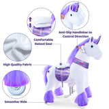 Toddlers Purple Indoor/Outdoor Ride-On Pony with Cushioned Seat, Anti-Slip Wheels (Ages 3–4)