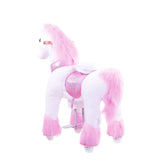 Toddlers Pink Indoor/Outdoor Ride-On Unicorn with Cushioned Seat, Anti-Slip Wheels (Ages 4–7)