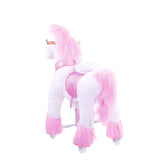 Toddlers Pink Indoor/Outdoor Ride-On Unicorn with Cushioned Seat, Anti-Slip Wheels (Ages 4–7)