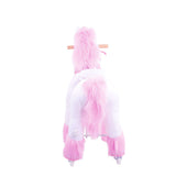 Toddlers Pink Indoor/Outdoor Ride-On Unicorn with Cushioned Seat, Anti-Slip Wheels (Ages 4–7)