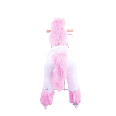 Toddlers Pink Indoor/Outdoor Ride-On Unicorn with Cushioned Seat, Anti-Slip Wheels (Ages 4–7)