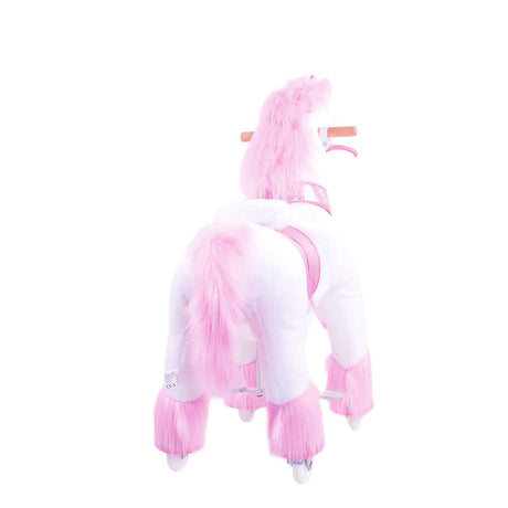 Toddlers Pink Indoor/Outdoor Ride-On Unicorn with Cushioned Seat, Anti-Slip Wheels (Ages 4–7)