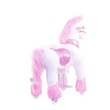 Toddlers Pink Indoor/Outdoor Ride-On Unicorn with Cushioned Seat, Anti-Slip Wheels (Ages 4–7)