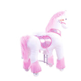 Toddlers Pink Indoor/Outdoor Ride-On Unicorn with Cushioned Seat, Anti-Slip Wheels (Ages 4–7)