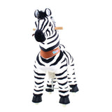 Toddlers Indoor/Outdoor Ride-On Zebra with Cushioned Seat, Anti-Slip Wheels (Ages 4–7)
