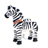 Toddlers Indoor/Outdoor Ride-On Zebra with Cushioned Seat, Anti-Slip Wheels (Ages 4–7)