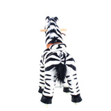 Toddlers Indoor/Outdoor Ride-On Zebra with Cushioned Seat, Anti-Slip Wheels (Ages 4–7)