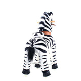Toddlers Indoor/Outdoor Ride-On Zebra with Cushioned Seat, Anti-Slip Wheels (Ages 4–7)
