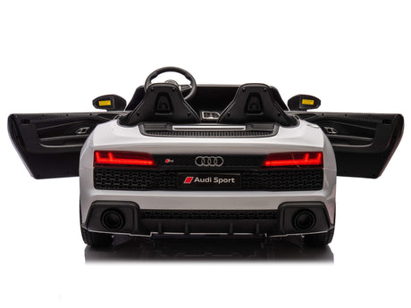 White 24V/200W Giant Limited Edition Audi R8 Spyder 2 Seater Ride on Car