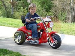 kids ride on motorcycle 12v hawk bmw red 1