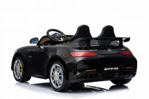 kidsvip mercedes benz gtr 2 seater kids and toddlers ride on car black 3
