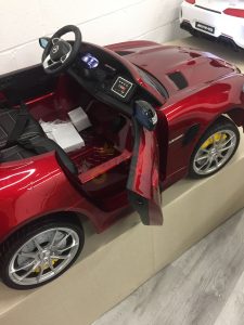 kidsvip mercedes benz gtr 2 seater kids and toddlers ride on car red 49 scaled