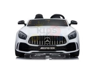 kidsvip mercedes benz gtr 2 seater kids and toddlers ride on car white 44