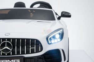 kidsvip mercedes benz gtr 2 seater kids and toddlers ride on car white 9