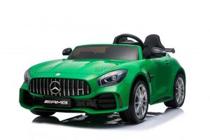 kidsvip mercedes benz gtr 2 seater kids and toddlers ride on car green 2