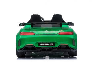 kidsvip mercedes benz gtr 2 seater kids and toddlers ride on car green 4