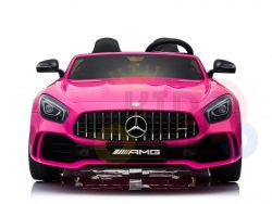 kidsvip mercedes benz gtr 2 seater kids and toddlers ride on car pink 1