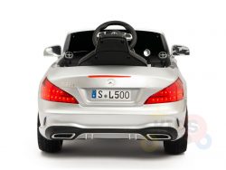 KIDSVIP MERCEDES SL500 KIDS RIDE ON CAR 12 toddlers powered car rubber wheels leather seat SILVER 1