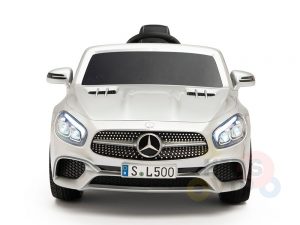KIDSVIP MERCEDES SL500 KIDS RIDE ON CAR 12 toddlers powered car rubber wheels leather seat SILVER 14