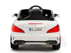 KIDSVIP MERCEDES SL500 KIDS RIDE ON CAR 12 toddlers powered car rubber wheels leather seat WHITE 13