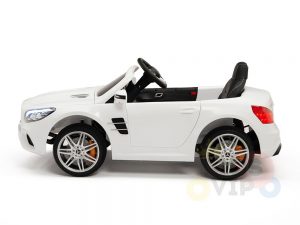 KIDSVIP MERCEDES SL500 KIDS RIDE ON CAR 12 toddlers powered car rubber wheels leather seat WHITE 19