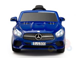 KIDSVIP MERCEDES SL500 KIDS RIDE ON CAR 12 toddlers powered car rubber wheels leather seat blue 18