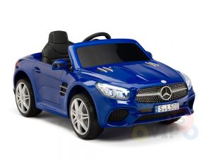 KIDSVIP MERCEDES SL500 KIDS RIDE ON CAR 12 toddlers powered car rubber wheels leather seat blue 20