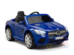 KIDSVIP MERCEDES SL500 KIDS RIDE ON CAR 12 toddlers powered car rubber wheels leather seat blue 21