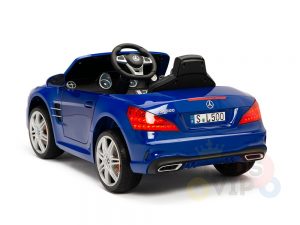 KIDSVIP MERCEDES SL500 KIDS RIDE ON CAR 12 toddlers powered car rubber wheels leather seat blue 7