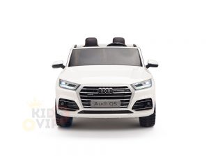 kidsvip 24v 2 seater audi q5 ride on car for kids and toddlers white 1